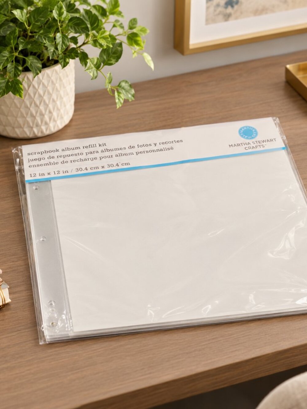 Martha Stewart Crafts / Recollections 12 in x 12 in scrapbook album refill kit